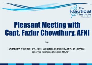 Pleasant Meeting with Capt. Fazlur Chowdhury,AFNI